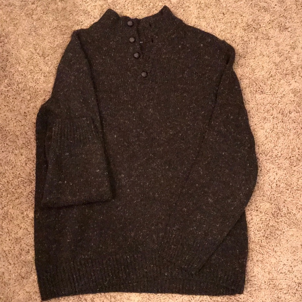 Large 4-Button Danielle Blasi Brown Sweater